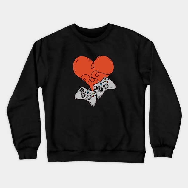 Gamer, gaming Love Crewneck Sweatshirt by LR_Collections